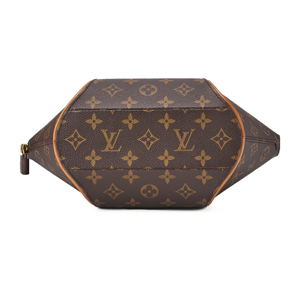 LOUIS VUITTON Louis Vuitton Monogram Ellipse PM M51127 Brown Handbag Gold-Tone Hardware, Pre-Owned