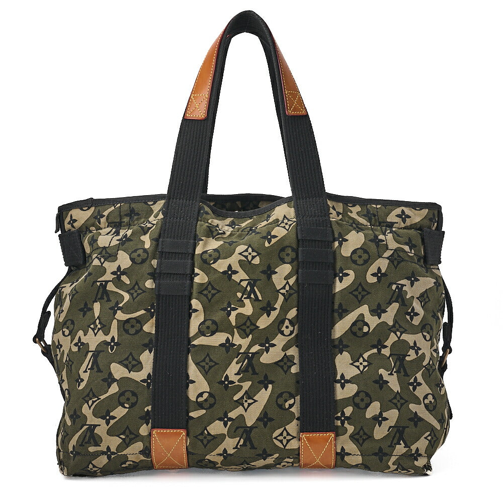 LOUIS VUITTON Louis Vuitton Monogramo Fragrance Tray Tote Bag M95783 Takashi Murakami Marc Jacobs Khaki Gold-Tone Hardware, Pre-Owned
