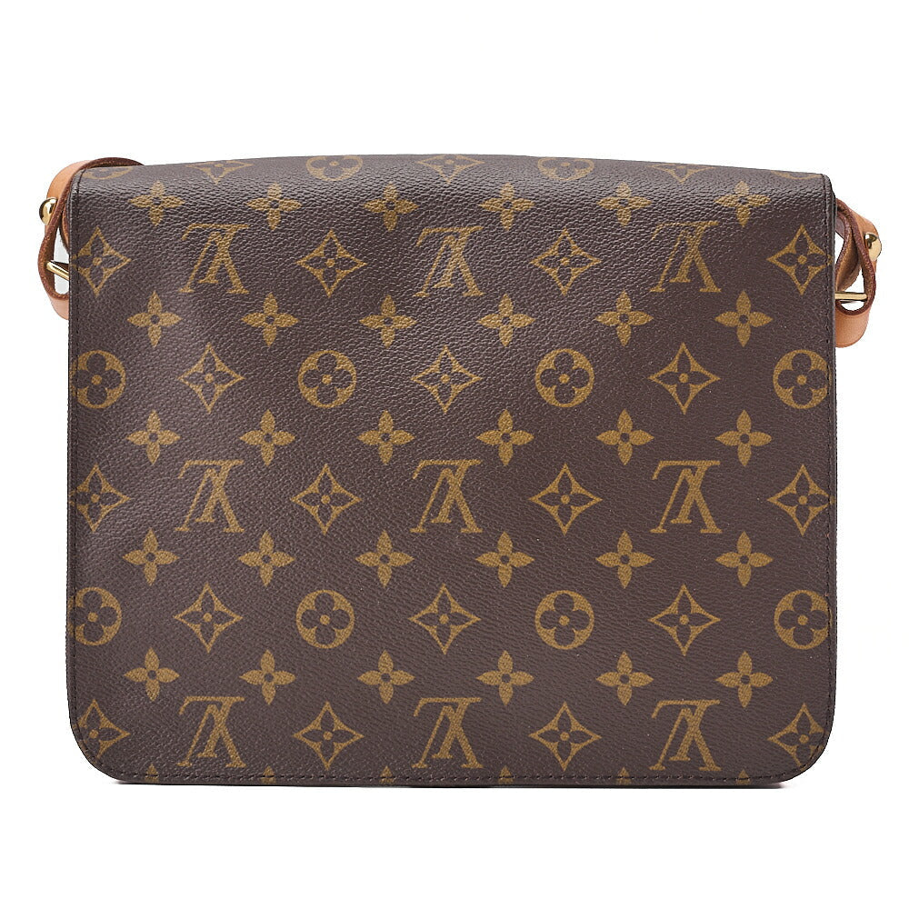 LOUIS VUITTON Louis Vuitton Monogram Cartoci?re GM Shoulder Brown Gold-Tone Hardware, Pre-Owned