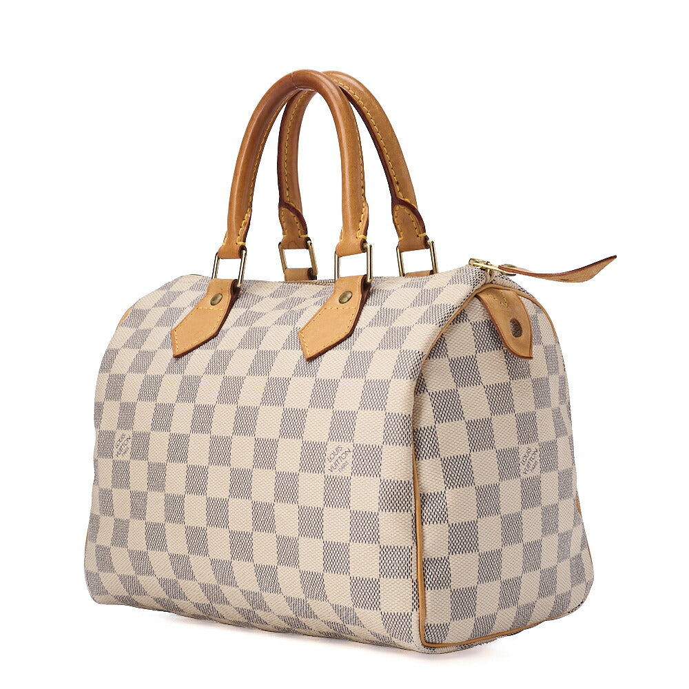 LOUIS VUITTON Louis Vuitton Damierzul Speedy 25 Handbag N41534 Gold-Tone Hardware, Pre-Owned