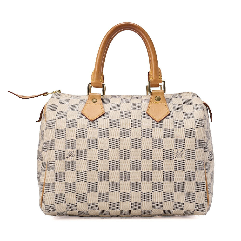 LOUIS VUITTON Louis Vuitton Damierzul Speedy 25 Handbag N41534 Gold-Tone Hardware, Pre-Owned