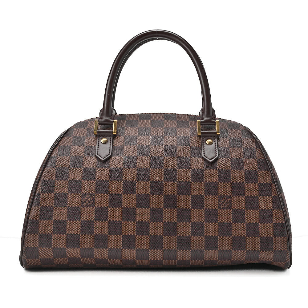LOUIS VUITTON Damier Rivera MM Handbag N41434 Brown Gold-Tone Hardware, Pre-Owned