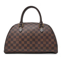 LOUIS VUITTON Damier Rivera MM Handbag N41434 Brown Gold-Tone Hardware, Pre-Owned
