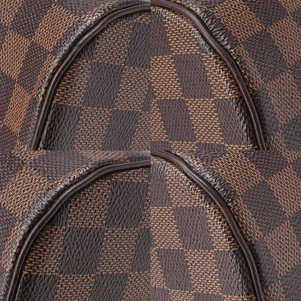 LOUIS VUITTON Damier Rivera MM Handbag N41434 Brown Gold-Tone Hardware, Pre-Owned