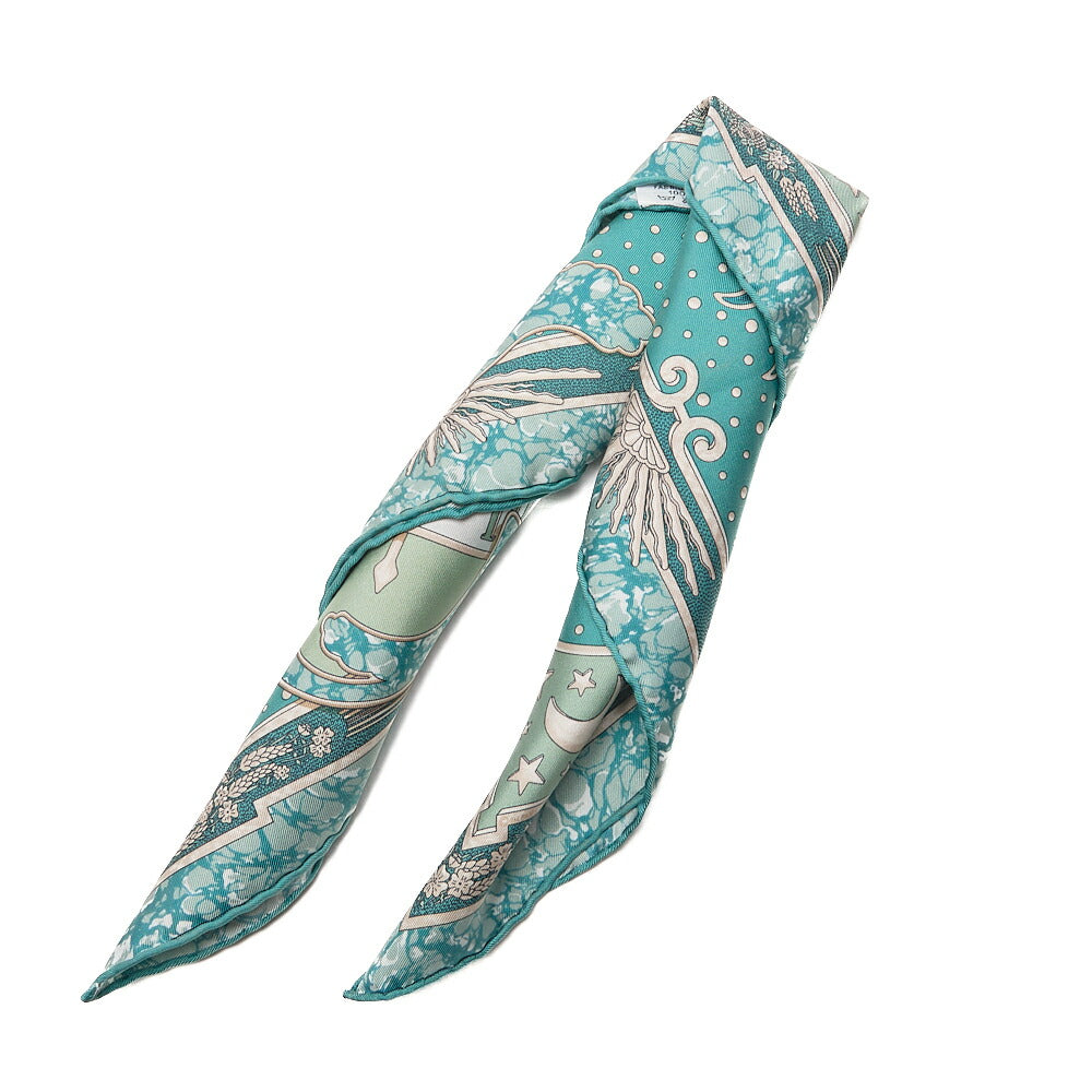 HERMES Carre 40 CARPE DIEM Enjoy Today's Day Scarf Multicolor-Tone, Pre-Owned