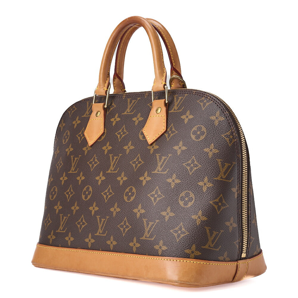LOUIS VUITTON Louis Vuitton Handbag Monogram Alma PM Damier N51130 Brown Gold-Tone Hardware, Pre-Owned