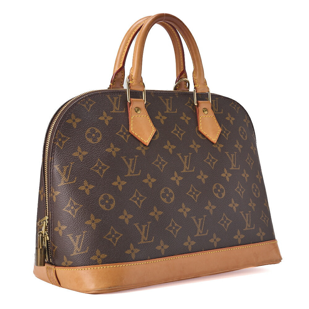 LOUIS VUITTON Louis Vuitton Handbag Monogram Alma PM Damier N51130 Brown Gold-Tone Hardware, Pre-Owned