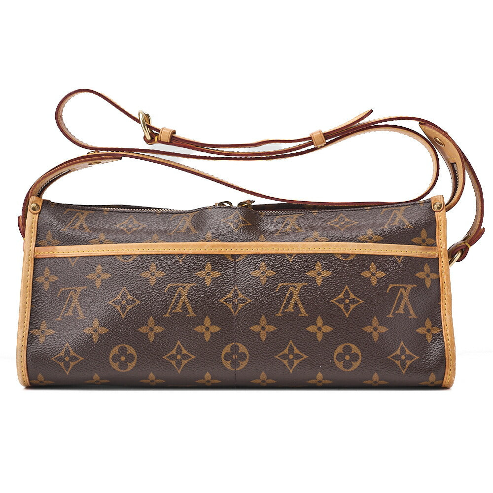 LOUIS VUITTON  Shoulder Bag Monogram Popin Couron Shoulder M40008 Brown Gold-Tone Hardware, Pre-Owned