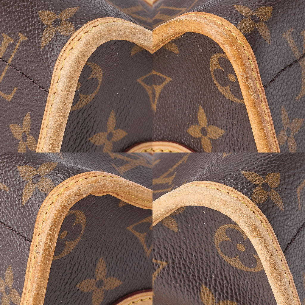 LOUIS VUITTON  Shoulder Bag Monogram Popin Couron Shoulder M40008 Brown Gold-Tone Hardware, Pre-Owned
