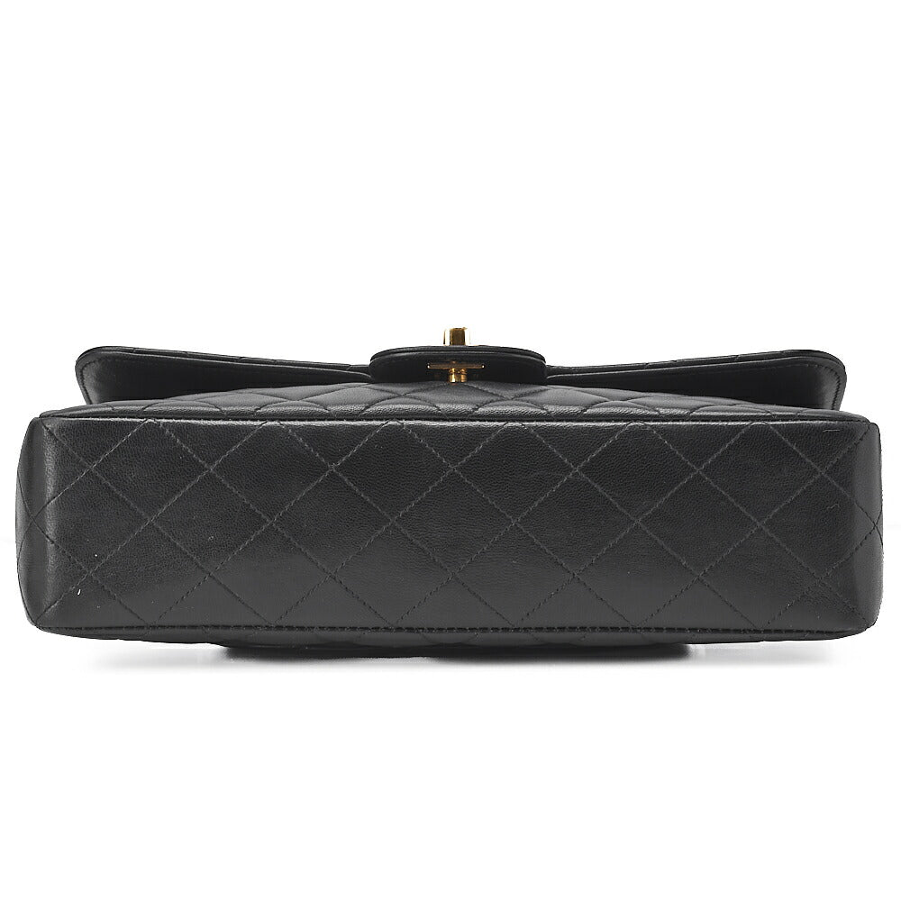 CHANEL Handbag Matelasse Parent and Child Bag Parents Only Lambskin Black Gold-Tone Hardware, Pre-Owned