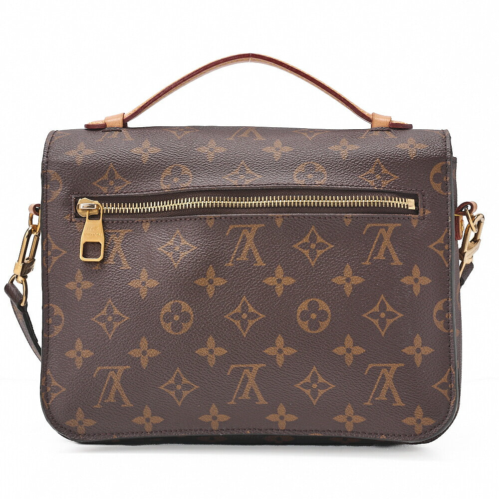 LOUIS VUITTON Louis Vuitton Handbag Monogram Pochette Mtis MM 2WAY Shoulder M44875 Brown Gold-Tone Hardware, Pre-Owned