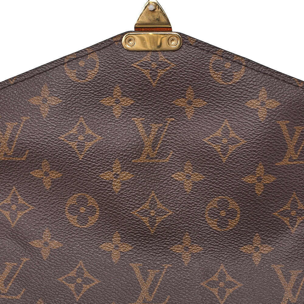 LOUIS VUITTON Louis Vuitton Handbag Monogram Pochette Mtis MM 2WAY Shoulder M44875 Brown Gold-Tone Hardware, Pre-Owned