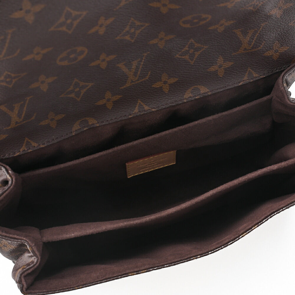 LOUIS VUITTON Louis Vuitton Handbag Monogram Pochette Mtis MM 2WAY Shoulder M44875 Brown Gold-Tone Hardware, Pre-Owned