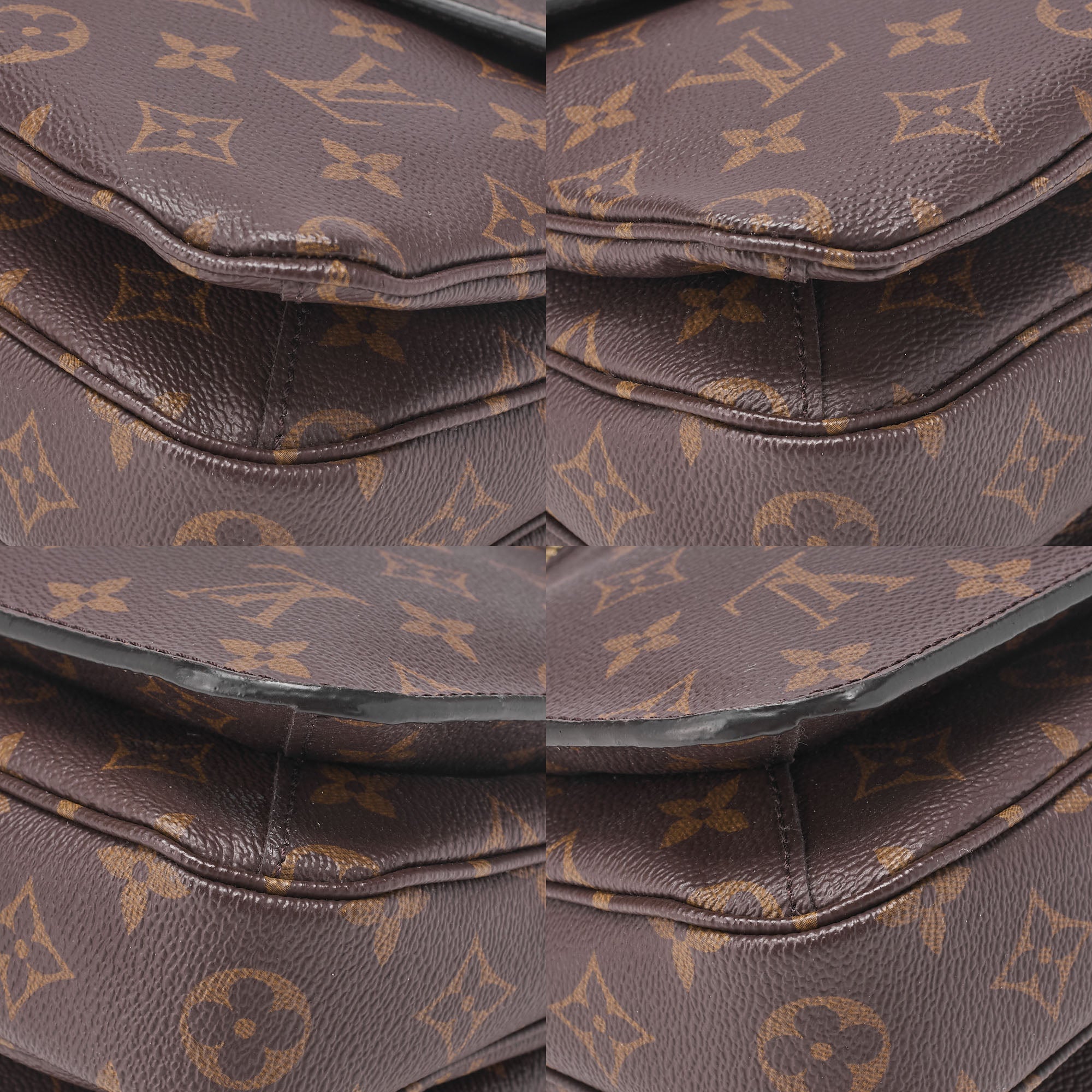LOUIS VUITTON Louis Vuitton Handbag Monogram Pochette Mtis MM 2WAY Shoulder M44875 Brown Gold-Tone Hardware, Pre-Owned