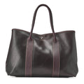HERMES Garden Party PM Tote Bag Amazonia Brown Silver-Tone Hardware, Pre-Owned