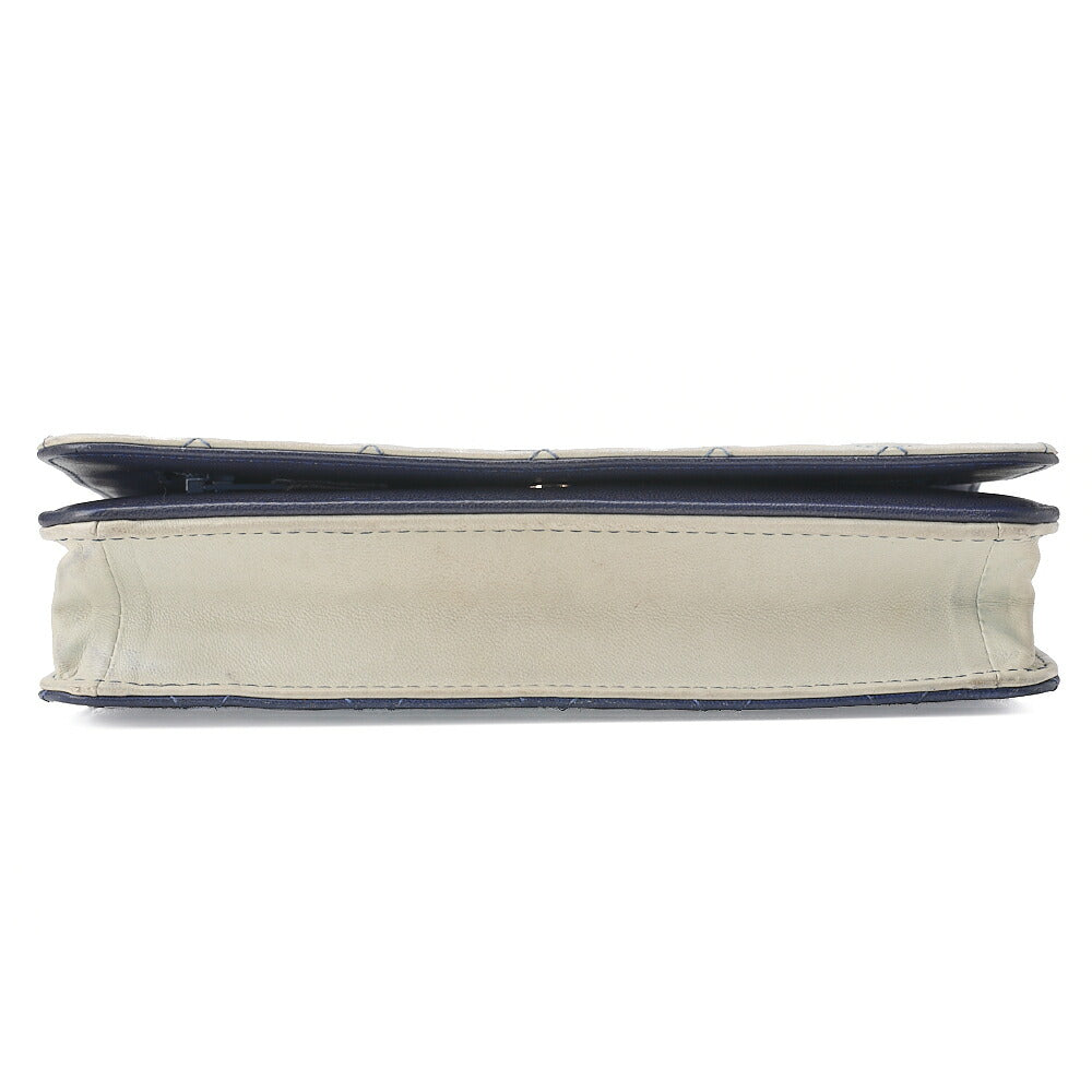 CHANEL Matelasse Gradient Chain Wallet Lambskin Multicolor Silver-Tone Hardware, Pre-Owned
