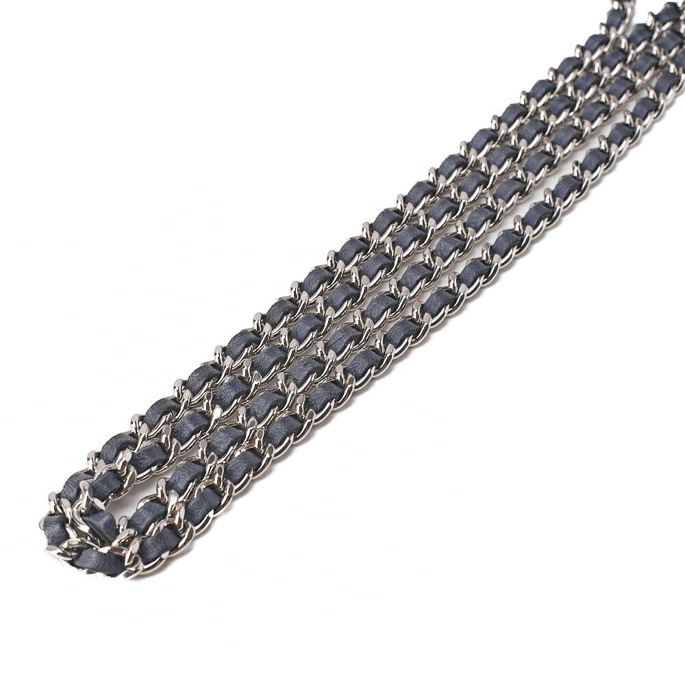 CHANEL Matelasse Gradient Chain Wallet Lambskin Multicolor Silver-Tone Hardware, Pre-Owned