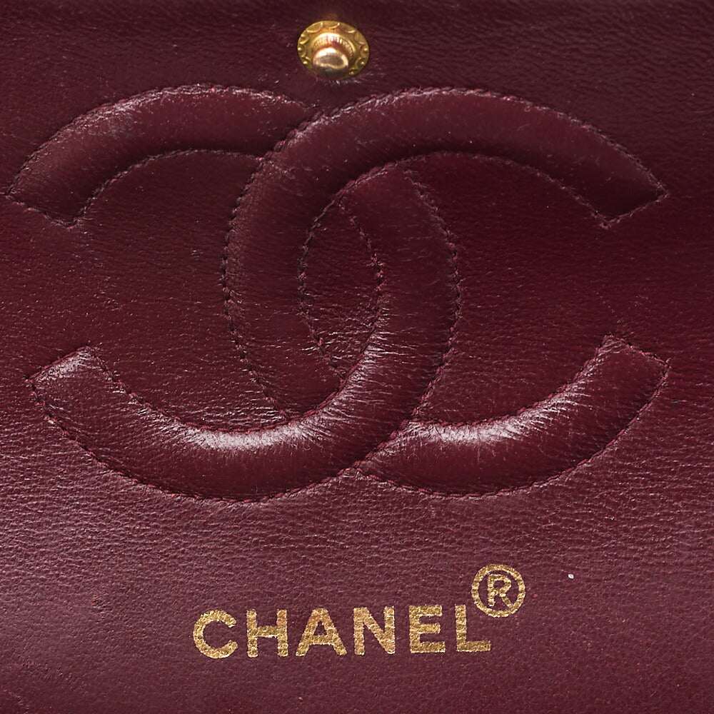 CHANEL Chain Shoulder Bag Matelasse 2.55 Double Flap Cotton Black (Champagne Gold Fittings) Women's Bag Women's [Used] [Free Shipping] [SS]