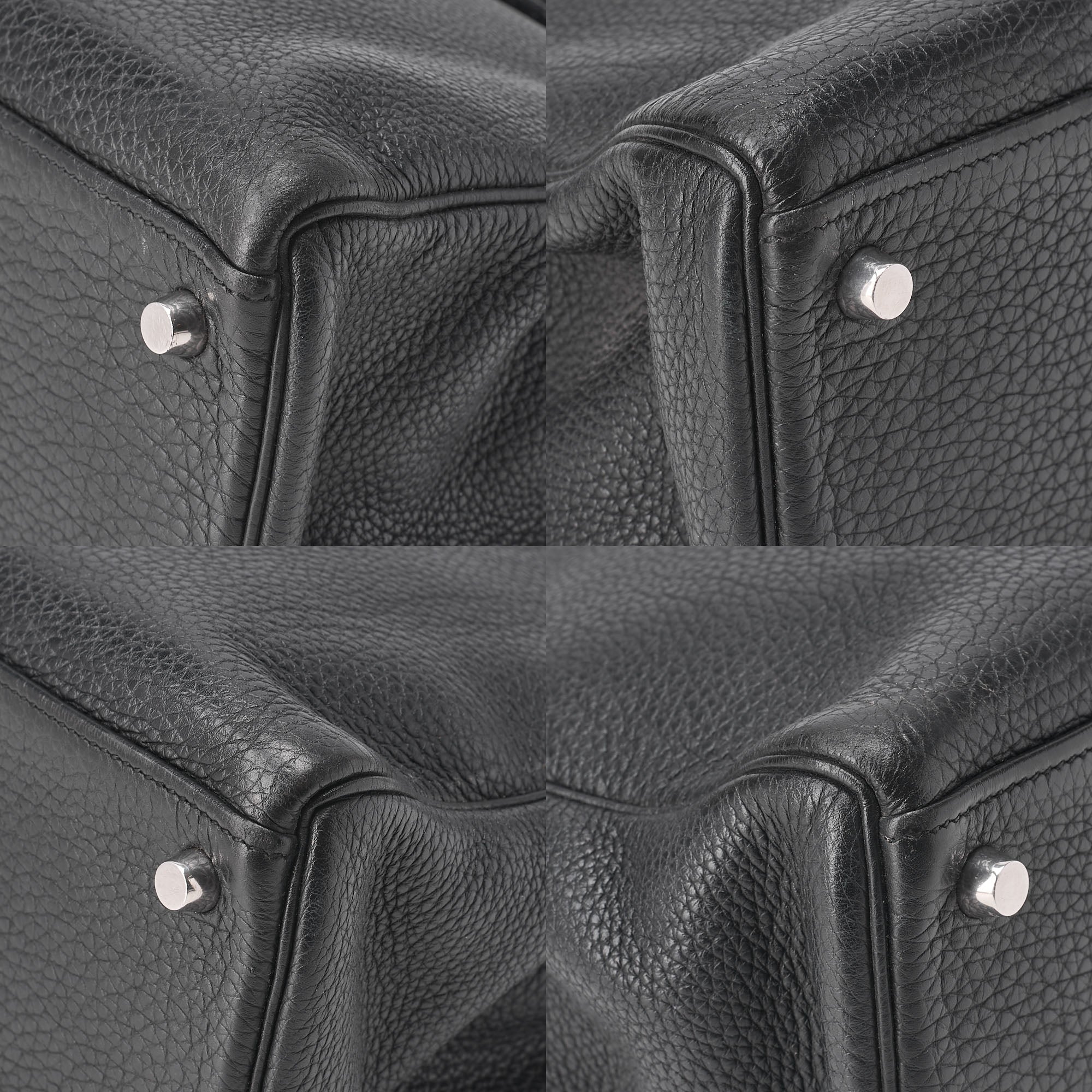 HERMES Kelly 32 Inseam Tryon 2way Shoulder Bag Black Silver-Tone Hardware, Pre-Owned