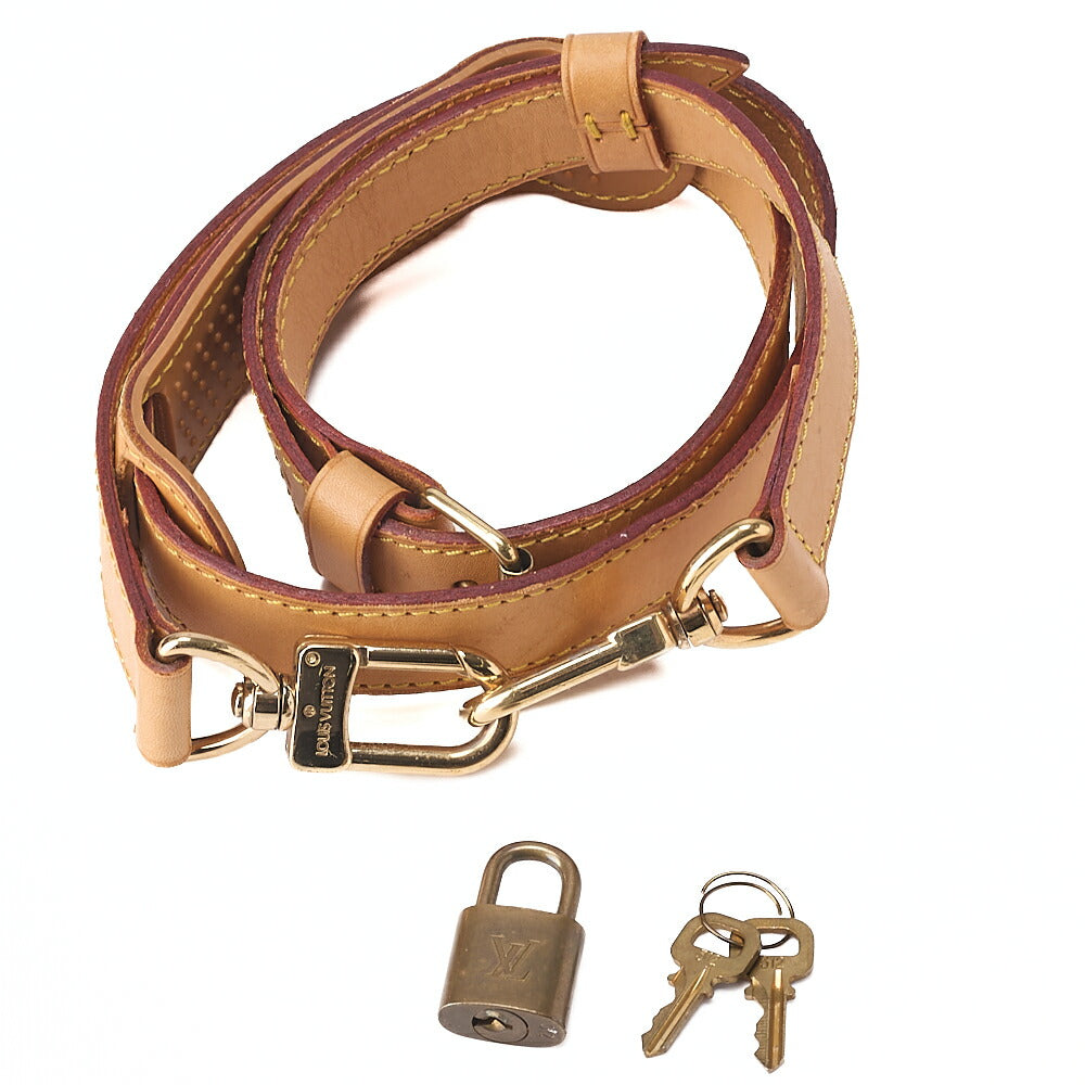 LOUIS VUITTON Louis Vuitton Monogram Keepol 60 Boston Bag M41422 Brown Gold-Tone Hardware, Pre-Owned