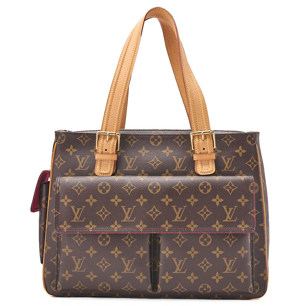 LOUIS VUITTON Monogram Myrti Pricite Handbag M51162 Brown Gold-Tone Hardware, Pre-Owned