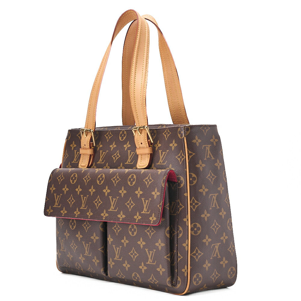 LOUIS VUITTON Monogram Myrti Pricite Handbag M51162 Brown Gold-Tone Hardware, Pre-Owned