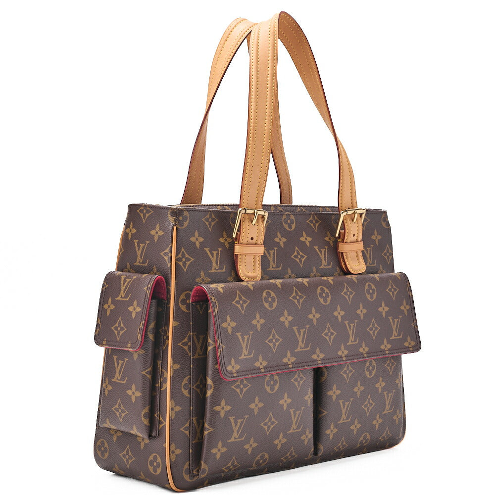 LOUIS VUITTON Monogram Myrti Pricite Handbag M51162 Brown Gold-Tone Hardware, Pre-Owned