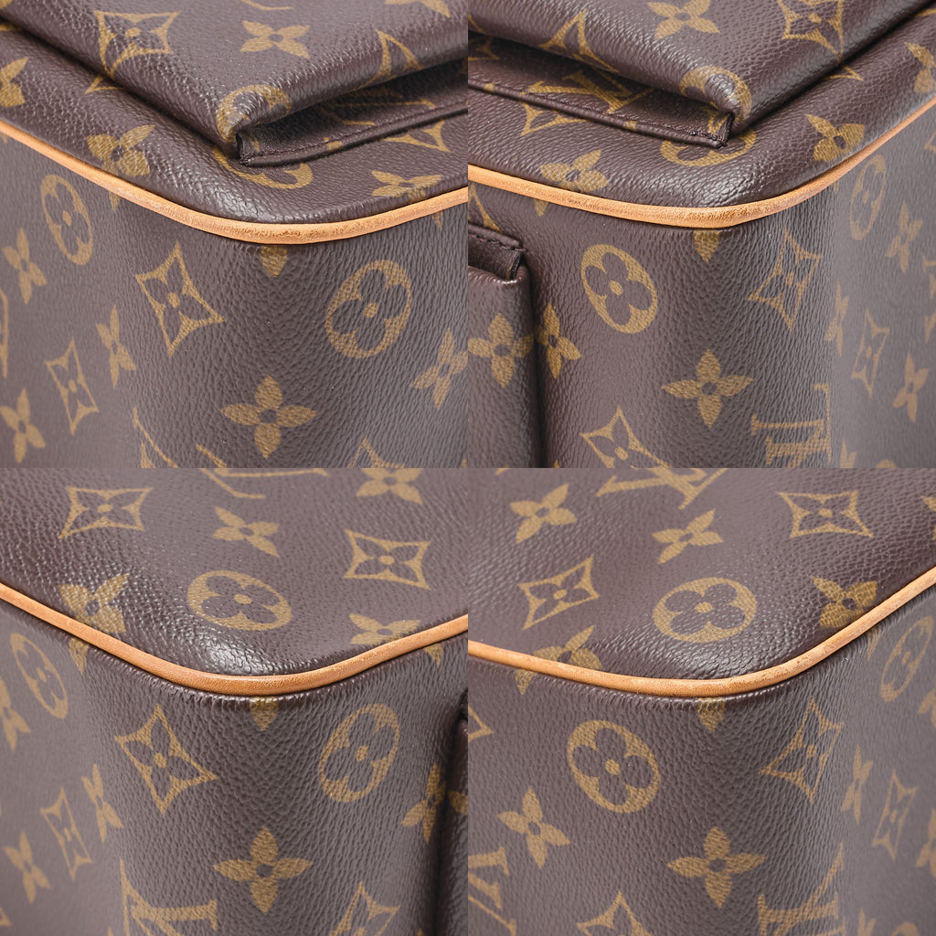 LOUIS VUITTON Monogram Myrti Pricite Handbag M51162 Brown Gold-Tone Hardware, Pre-Owned