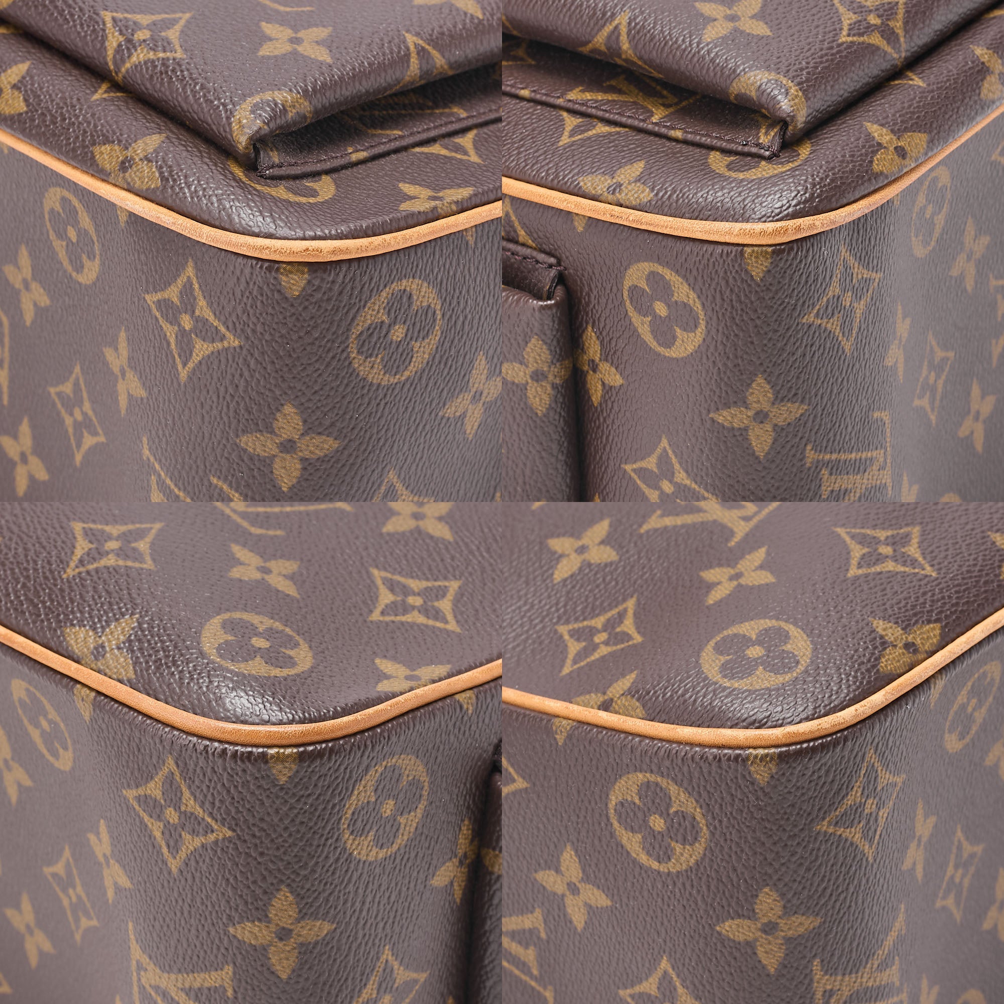 LOUIS VUITTON Monogram Myrti Pricite Handbag M51162 Brown Gold-Tone Hardware, Pre-Owned