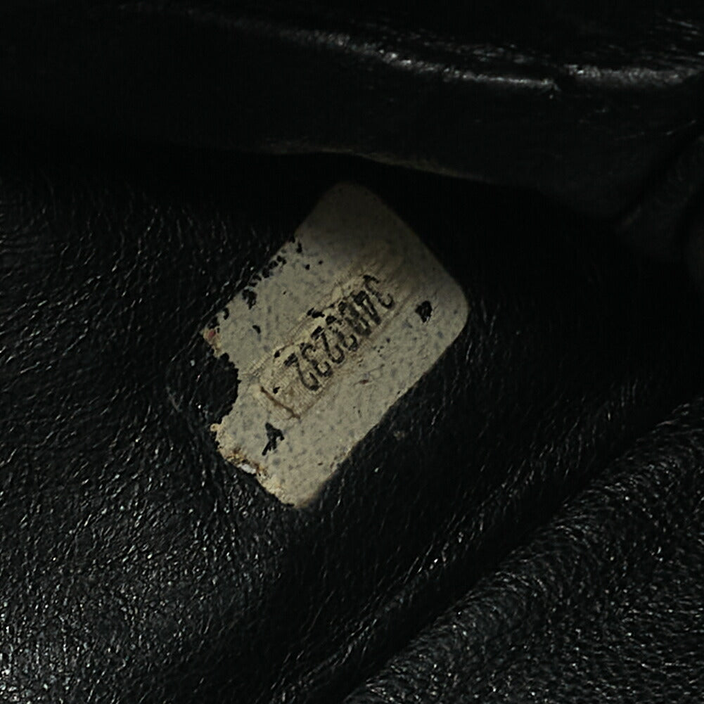 CHANEL Lambskin Big Coco Mark Giant Chain Tote Black Gold-Tone Hardware, Pre-Owned