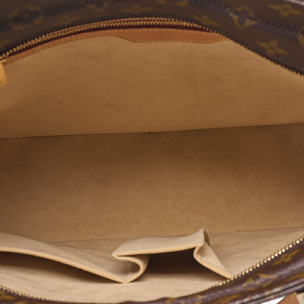 LOUIS VUITTON Louis Vuitton Monogram Luco Tote Bag M51155 Brown Gold-Tone Hardware, Pre-Owned