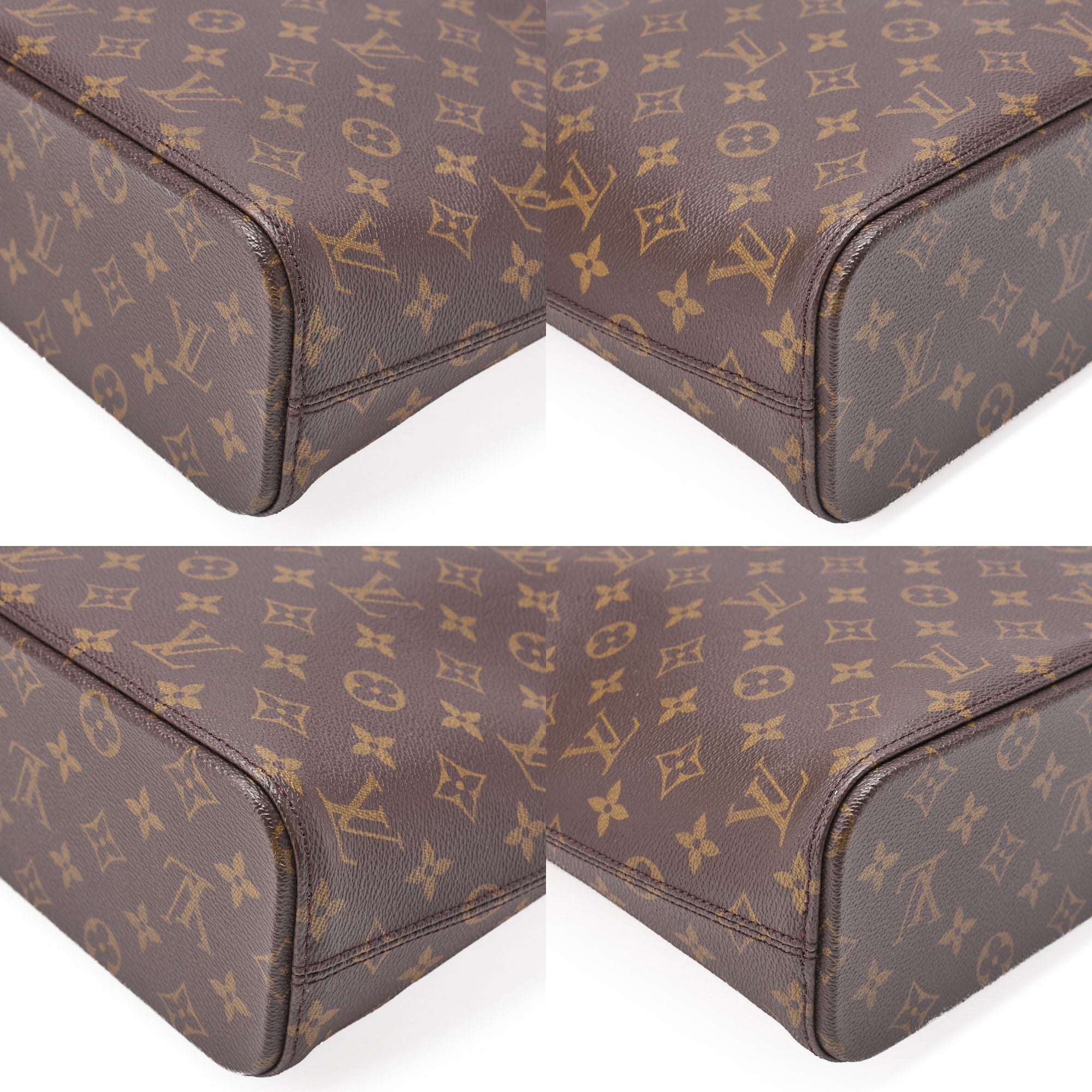 LOUIS VUITTON Louis Vuitton Monogram Luco Tote Bag M51155 Brown Gold-Tone Hardware, Pre-Owned