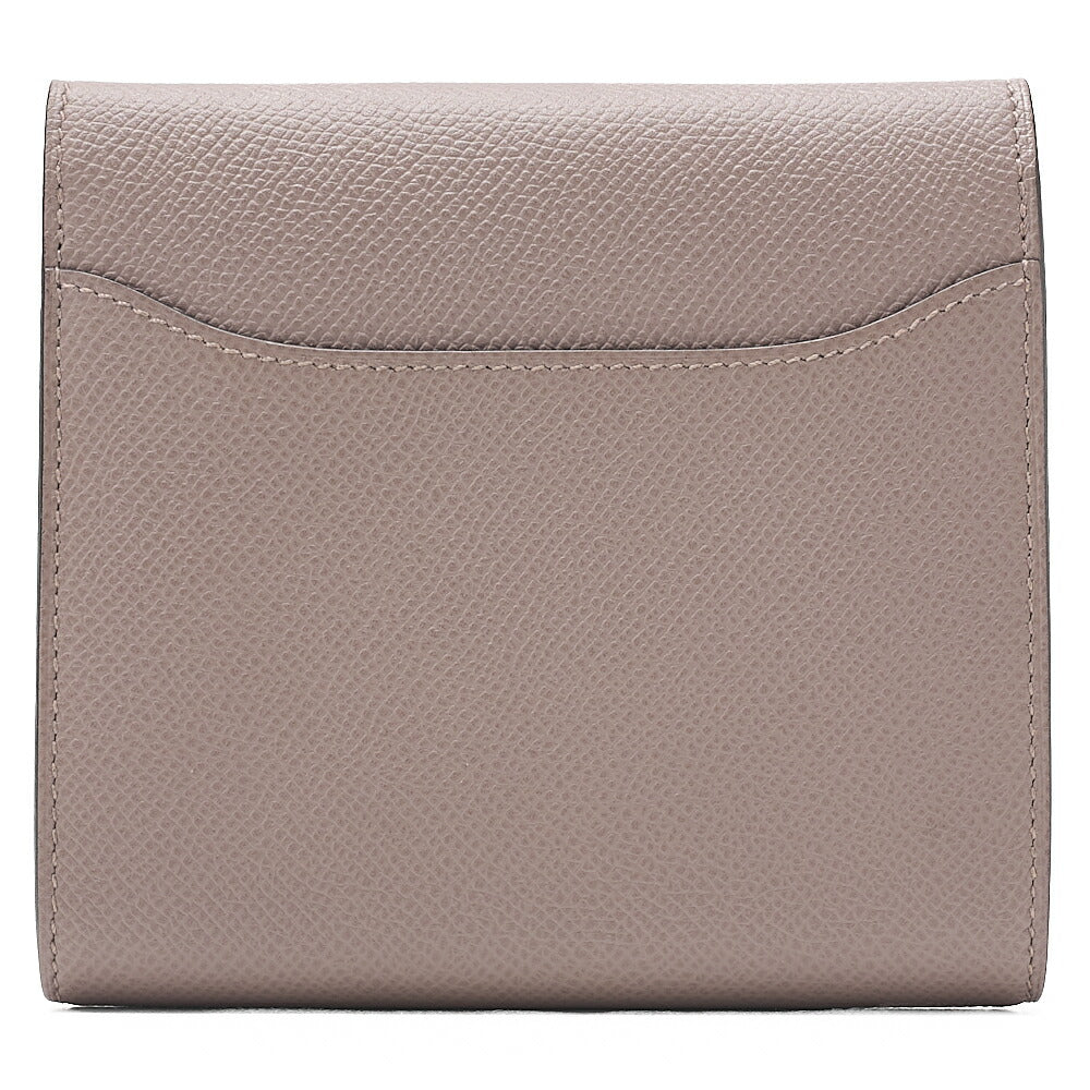 HERMES Constance Compact Bi-fold Wallet Epson Etowoop Silver-Tone Hardware, Pre-Owned