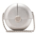 CHANEL Coco Mark Evening in the Air Chain Shoulder Lambskin Silver Silver-Tone Hardware, Pre-Owned