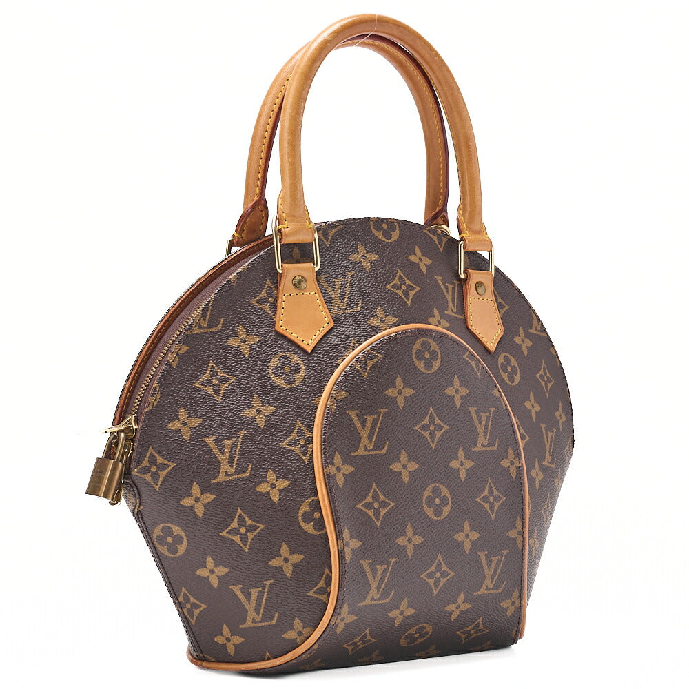 LOUIS VUITTON Louis Vuitton Monogram Ellipse PM M51127 Brown Handbag Gold-Tone Hardware, Pre-Owned