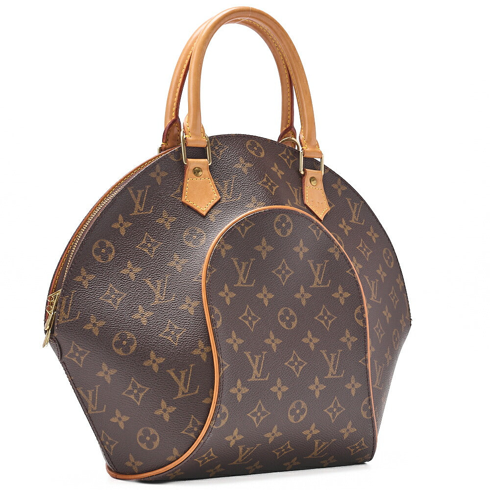 LOUIS VUITTON Louis Vuitton Monogram Ellipse PM M51127 Brown Handbag Gold-Tone Hardware, Pre-Owned