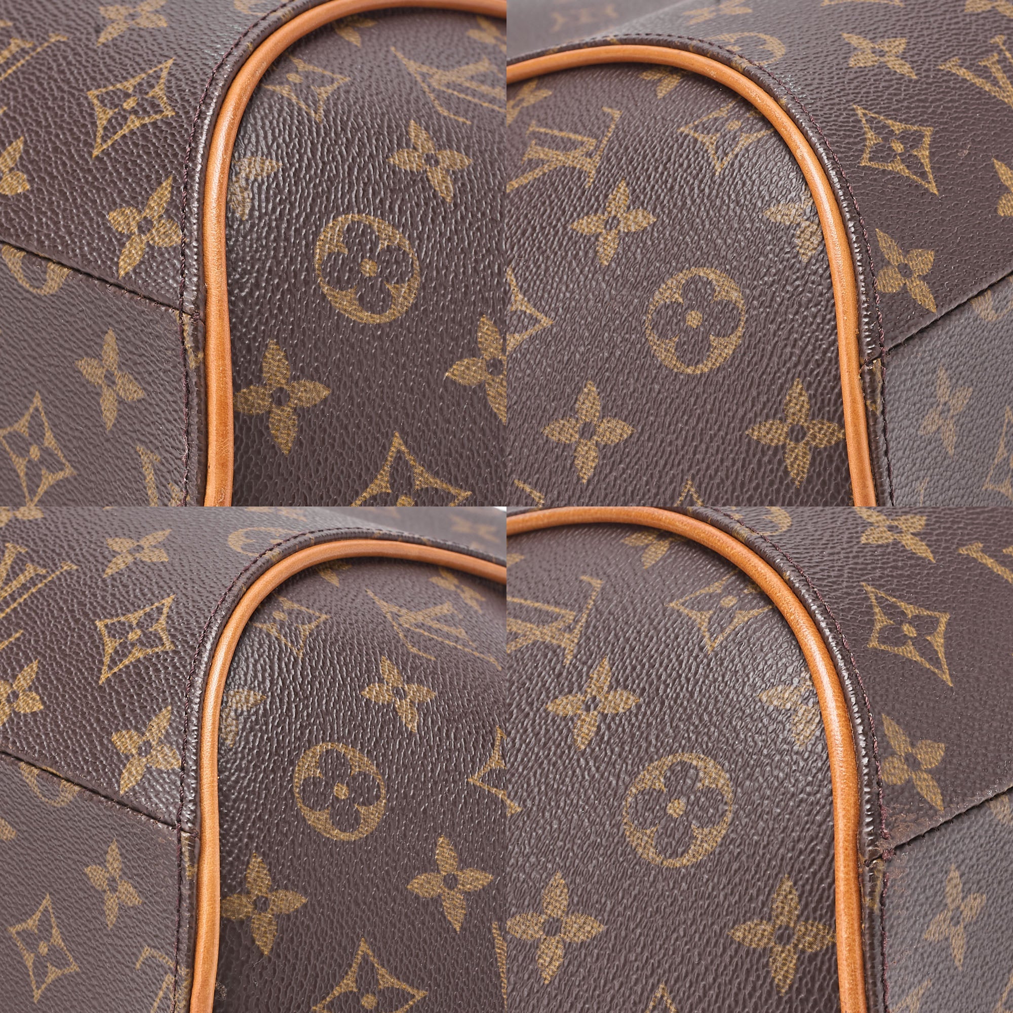 LOUIS VUITTON Louis Vuitton Monogram Ellipse PM M51127 Brown Handbag Gold-Tone Hardware, Pre-Owned