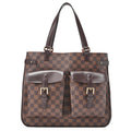 LOUIS VUITTON Louis Vuitton Damier Euzes Tote Bag N51128 Brown Gold-Tone Hardware, Pre-Owned
