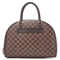 LOUIS VUITTON Louis Vuitton Damier Norita Handbag N41455 Brown Gold-Tone Hardware, Pre-Owned