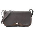 HERMES Sack Colorado MM Trowe Ash Shoulder Bag Brown Silver-Tone Hardware, Pre-Owned