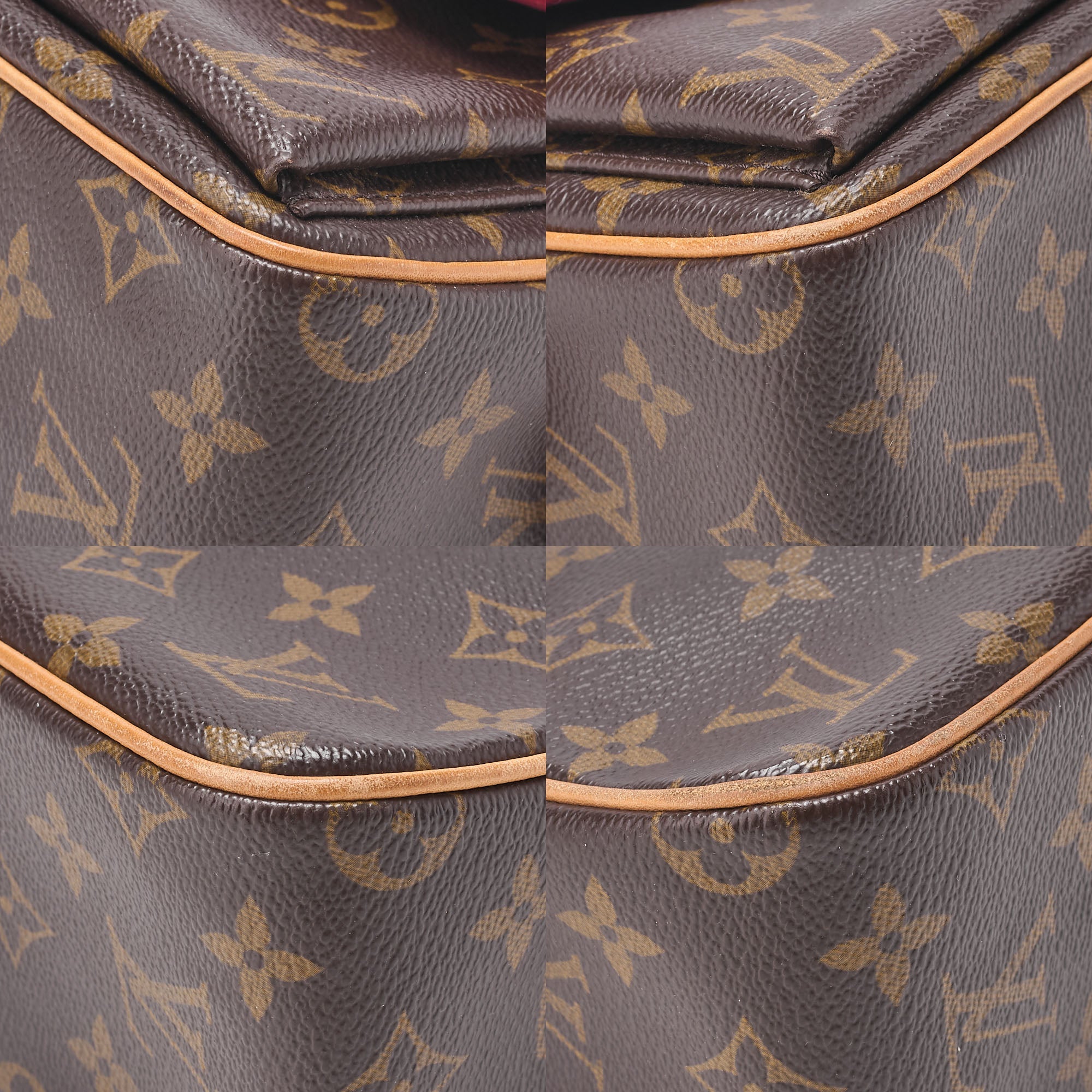 LOUIS VUITTON Louis Vuitton Monogram Vivacitte MM M51164 Shoulder Bag Brown Gold-Tone Hardware, Pre-Owned