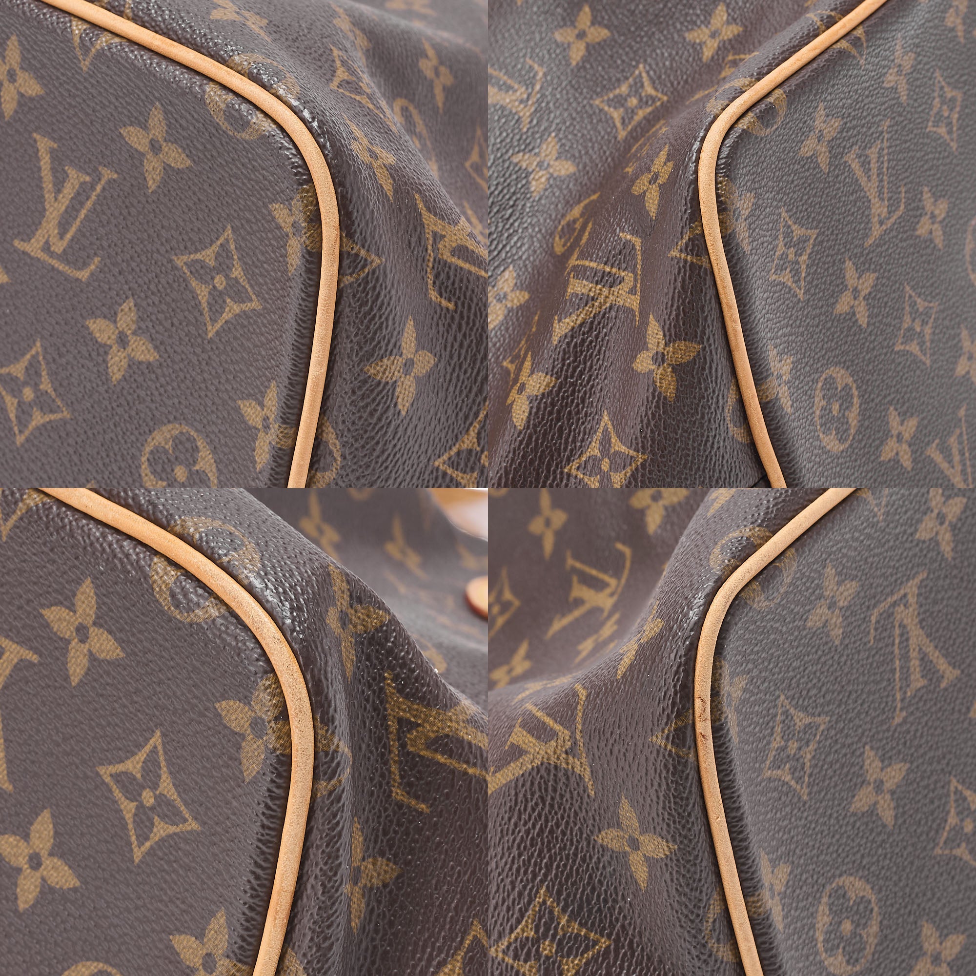 LOUIS VUITTON Louis Vuitton Monogram Palermo PM M40145 2way Shoulder Bag Brown Gold-Tone Hardware, Pre-Owned