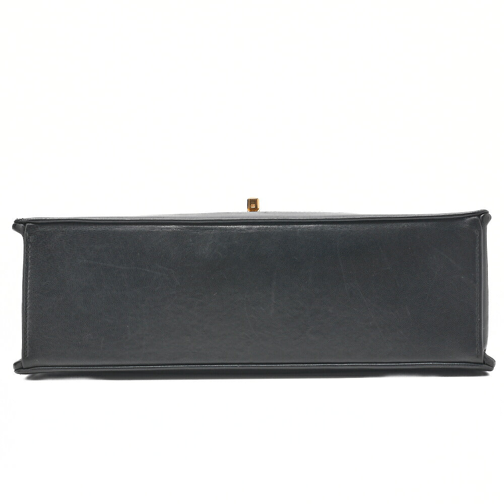 CHANEL  Matlasse  2.55 Lock Chain Shoulder Single Lambskin Black Gold-Tone Hardware, Pre-Owned