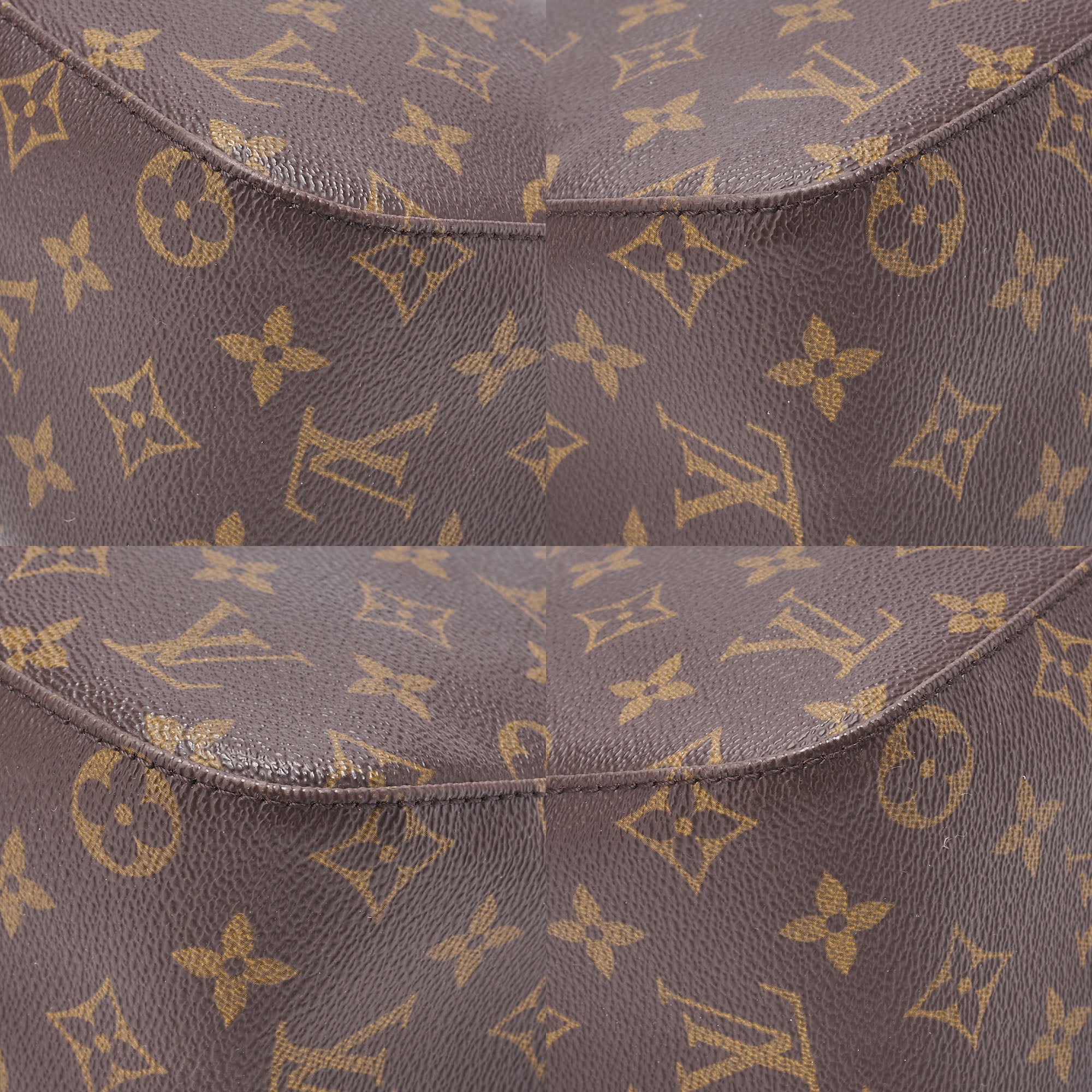LOUIS VUITTON Monogram Looping MM One Shoulder M51146 Brown Gold-Tone Hardware, Pre-Owned