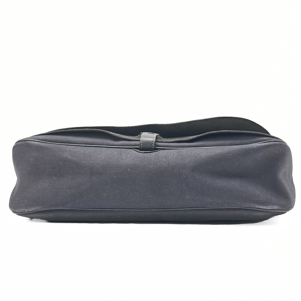 HERMES Sack Colorado GM Liege x Toile Ash Shoulder Bag Blue Indigo Silver-Tone Hardware, Pre-Owned