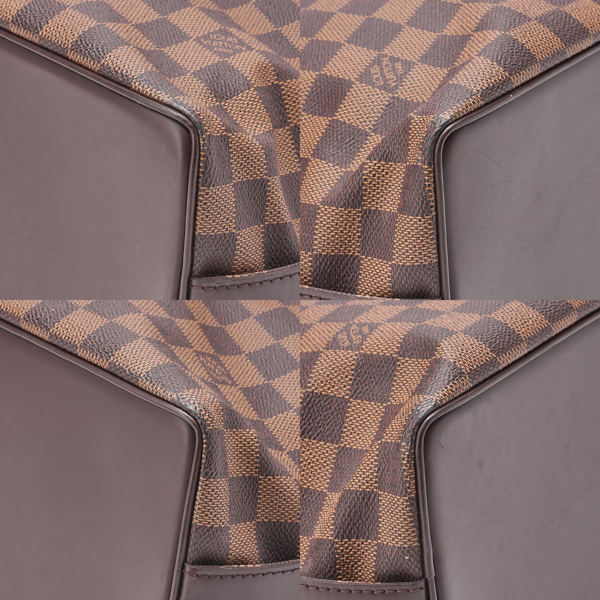 LOUIS VUITTON Louis Vuitton Damier Chelsea Shoulder Bag N51119 Brown Gold-Tone Hardware, Pre-Owned