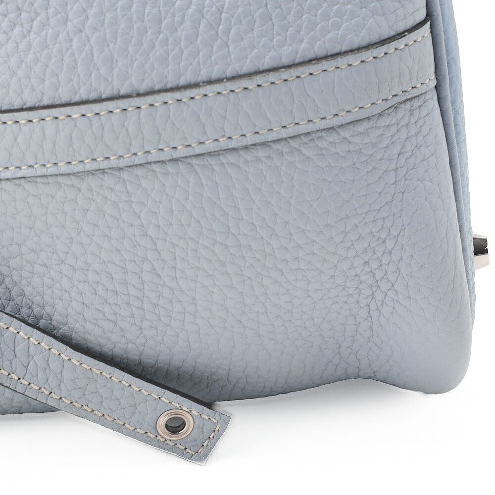 HERMES Picotan Rock MM Tryon Clemence Blue Pale Silver-Tone Hardware, Pre-Owned