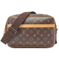 LOUIS VUITTON Louis Vuitton Monogram Reporter PM Shoulder Bag Monogram Brown Gold-Tone Hardware, Pre-Owned