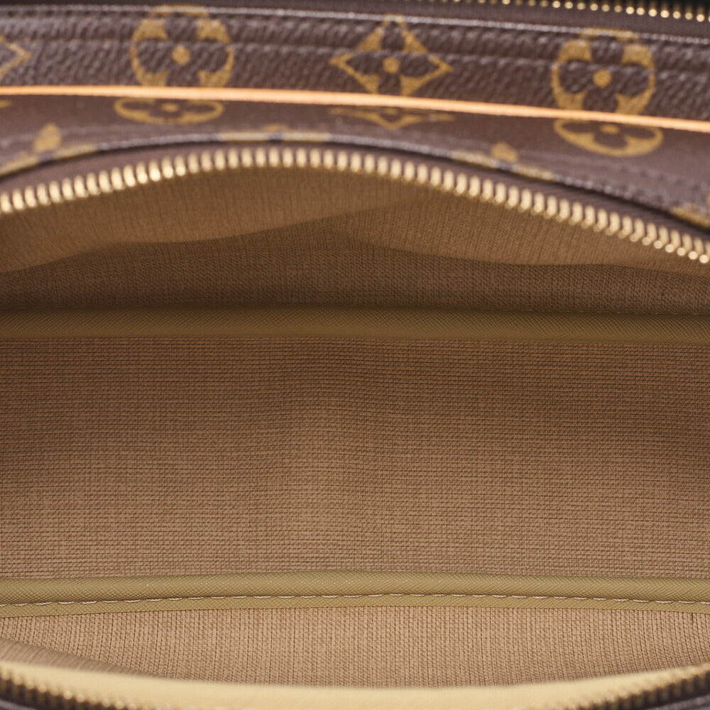 LOUIS VUITTON Louis Vuitton Monogram Reporter PM Shoulder Bag Monogram Brown Gold-Tone Hardware, Pre-Owned