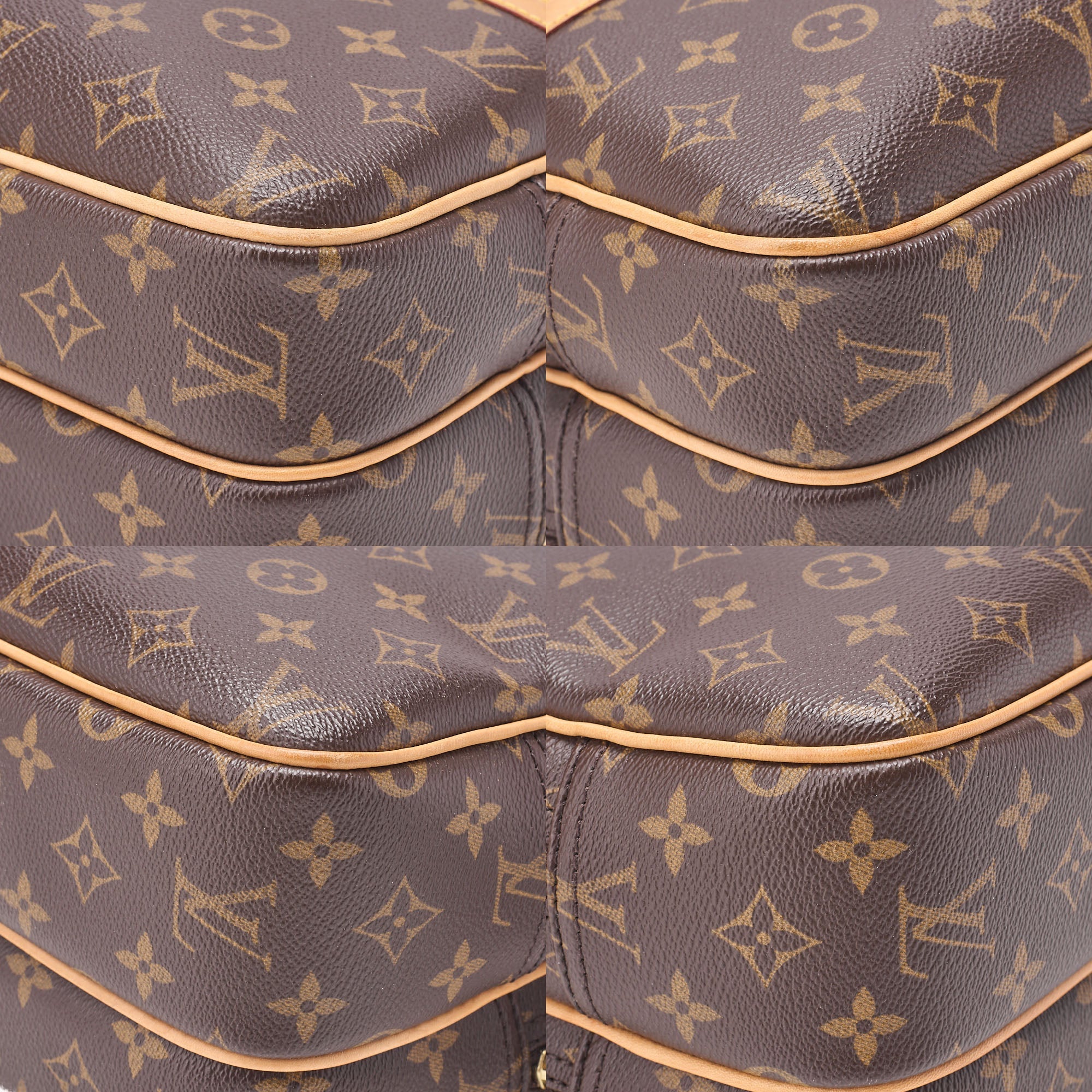 LOUIS VUITTON Louis Vuitton Monogram Reporter PM Shoulder Bag Monogram Brown Gold-Tone Hardware, Pre-Owned